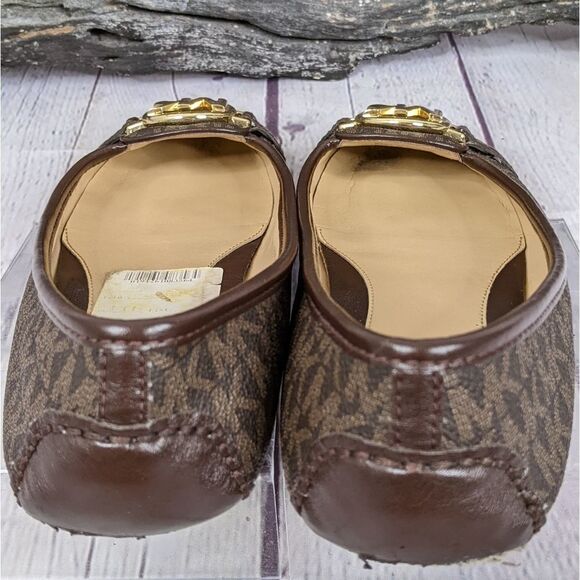 Michael Kors Fulton Studded Logo Moccasin Flats - Picture 10 of 13